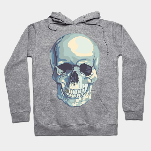 Artsy Skull Hoodie by Slightly Unhinged